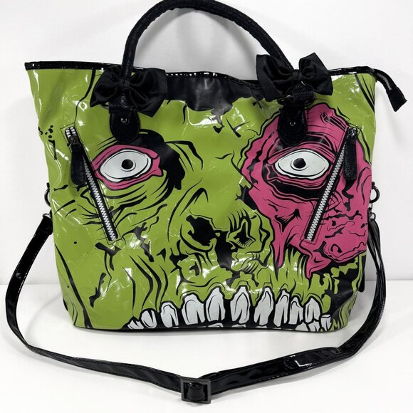 Iron Fist Zombie Tote Bag Purse Halloween - Picture 1 of 11